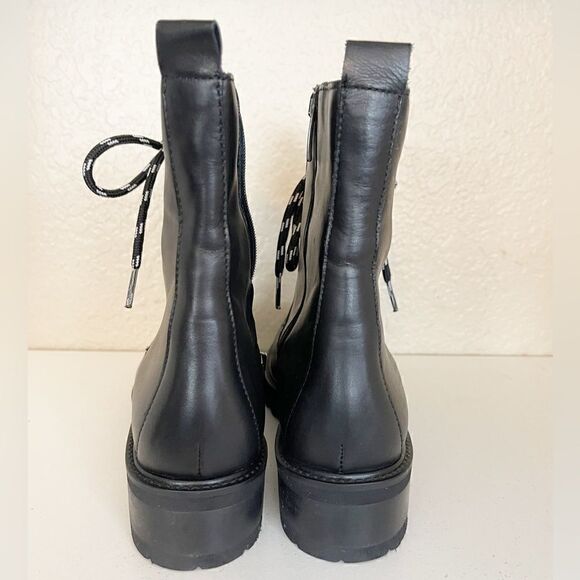 La Canadienne Clover Leather combat Moto Bootie. 7. New - Picture 9 of 17